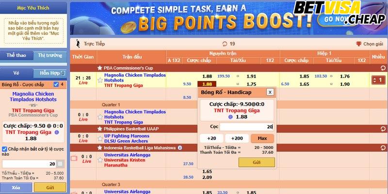 Tham gia giải trí cùng bộ môn bóng rổ trên sảnh SBO